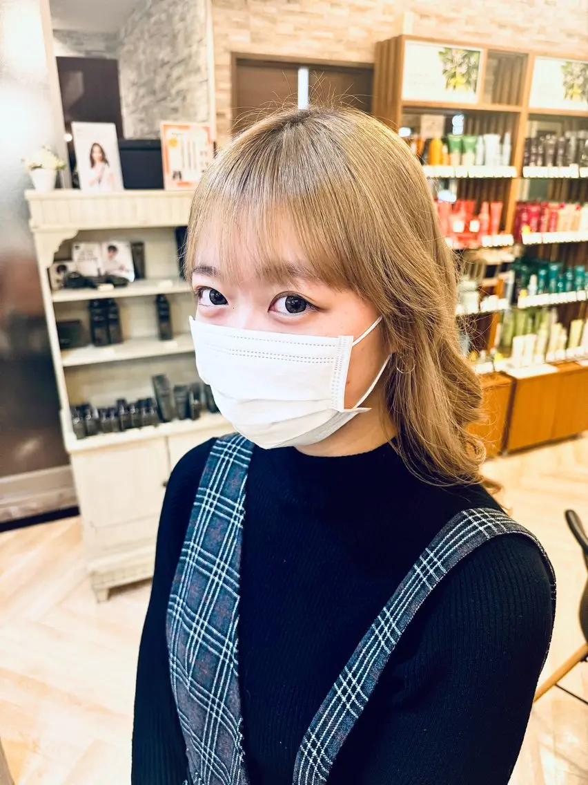 ロング 髪質改善池袋𓊆 大士𓊇ダブルカラーのヘアスタイル