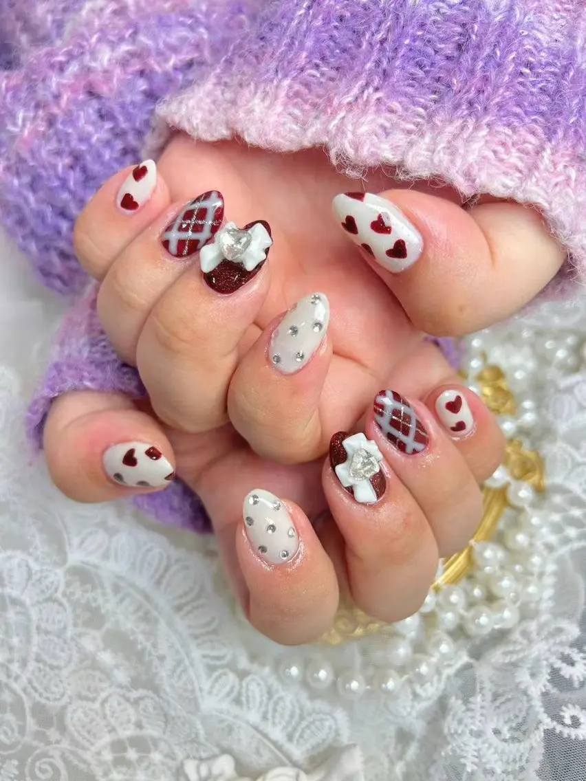 ネイル アートネイル フラワーネイル フットネイル ジェルネイル ハート Babarla nailのネイルデザイン