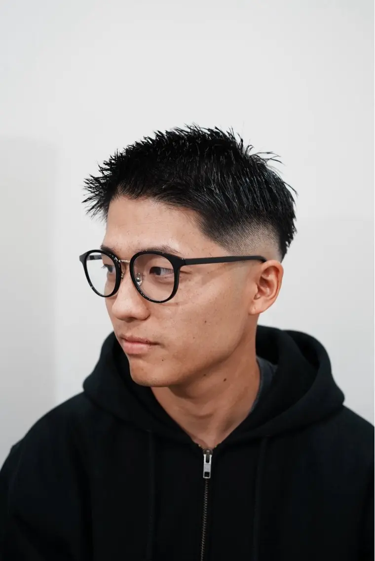 ショート メンズ カット トリートメント ヘアセット メンズサロン ANSWERのヘアスタイル