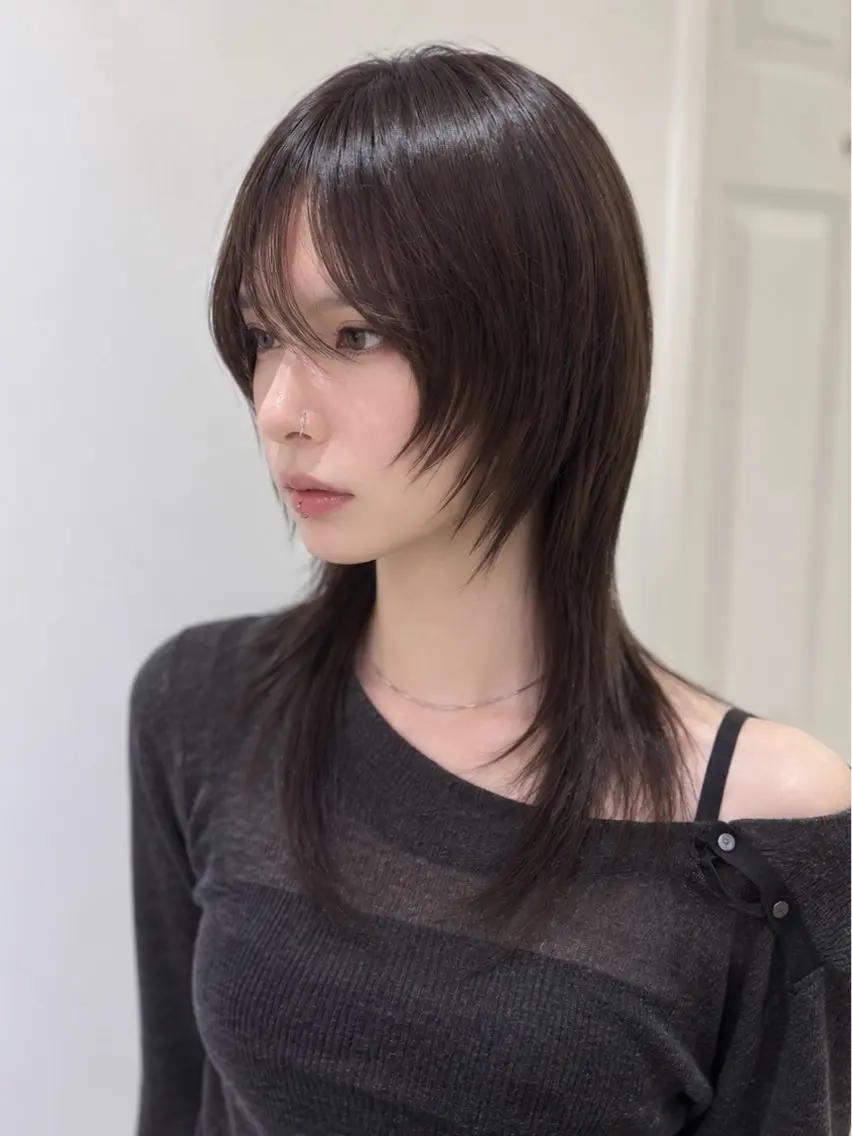 ミディアム ウルフカット/ 縮毛矯正💙maiのヘアスタイル