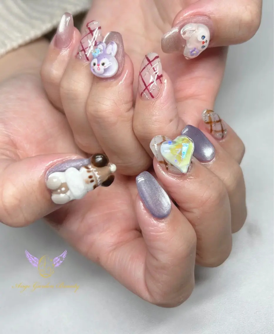 ネイル アートネイル ハンドネイル AngeGarden Beautymihoのネイルデザイン