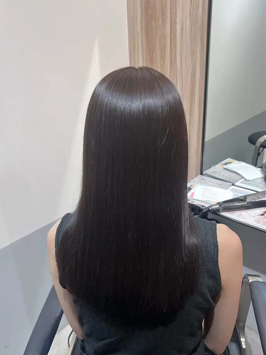 ロング カラー ブラウンカラー 透明感カラー ヘアカラー トリートメント ioe  三宮 / 羽海のヘアスタイル