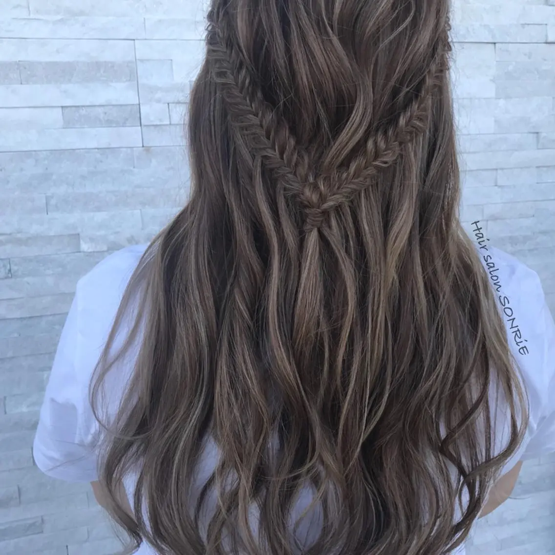 セミロング カラー パーマ ヘアアレンジ メンズ 豊橋美容院 ソンリエのヘアスタイル