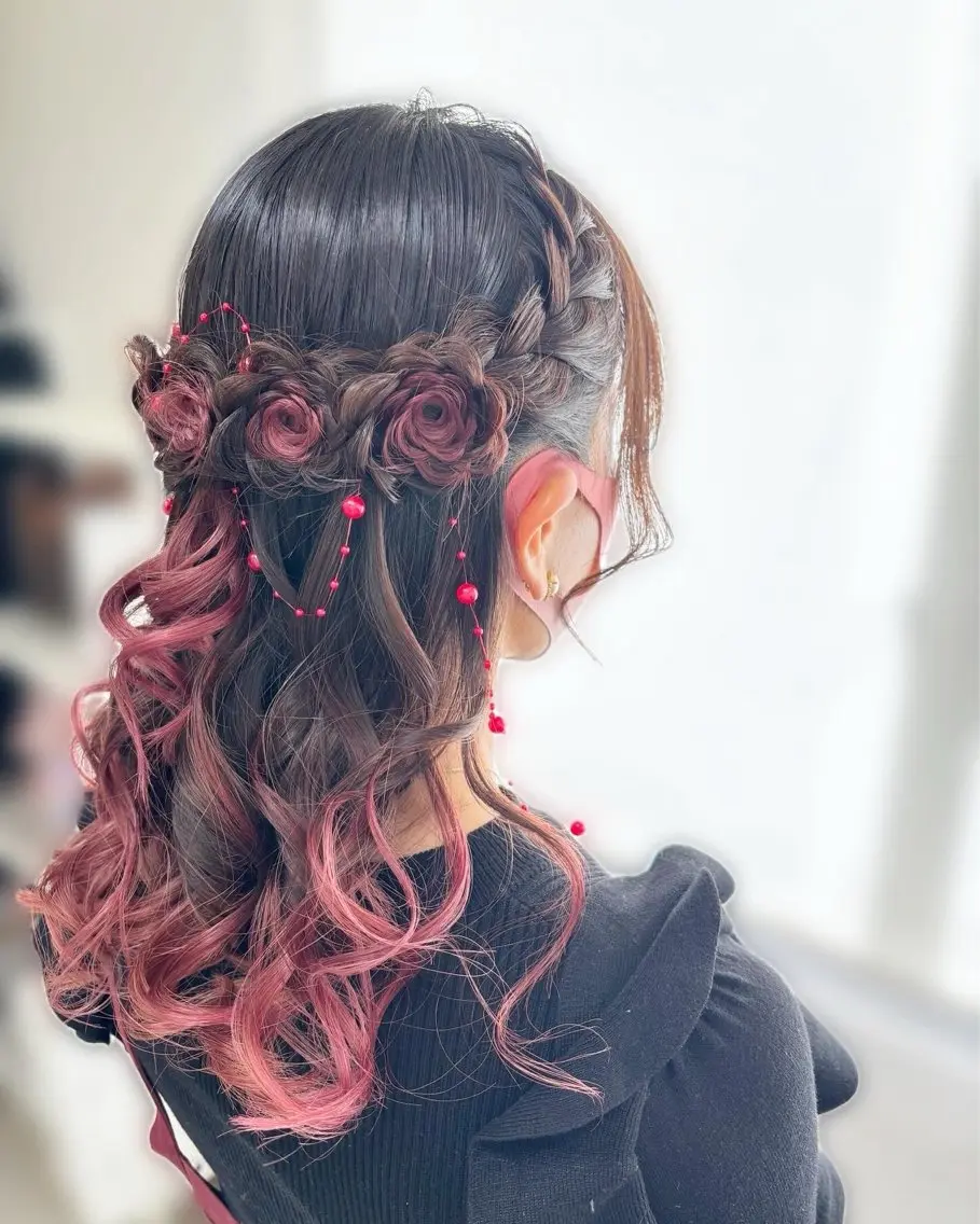 ヘアアレンジ 長岡 有里のヘアスタイル