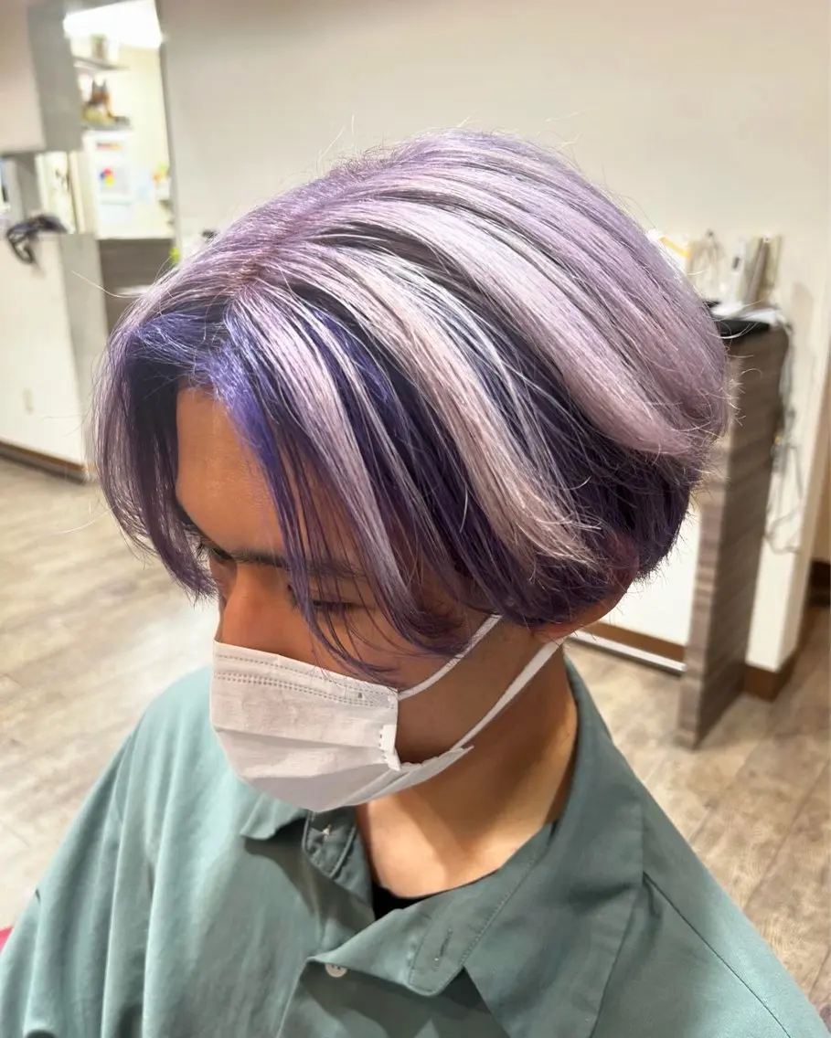 カラー メンズ 💠天野空💠/ボブ /ショート/シルク髪のヘアスタイル