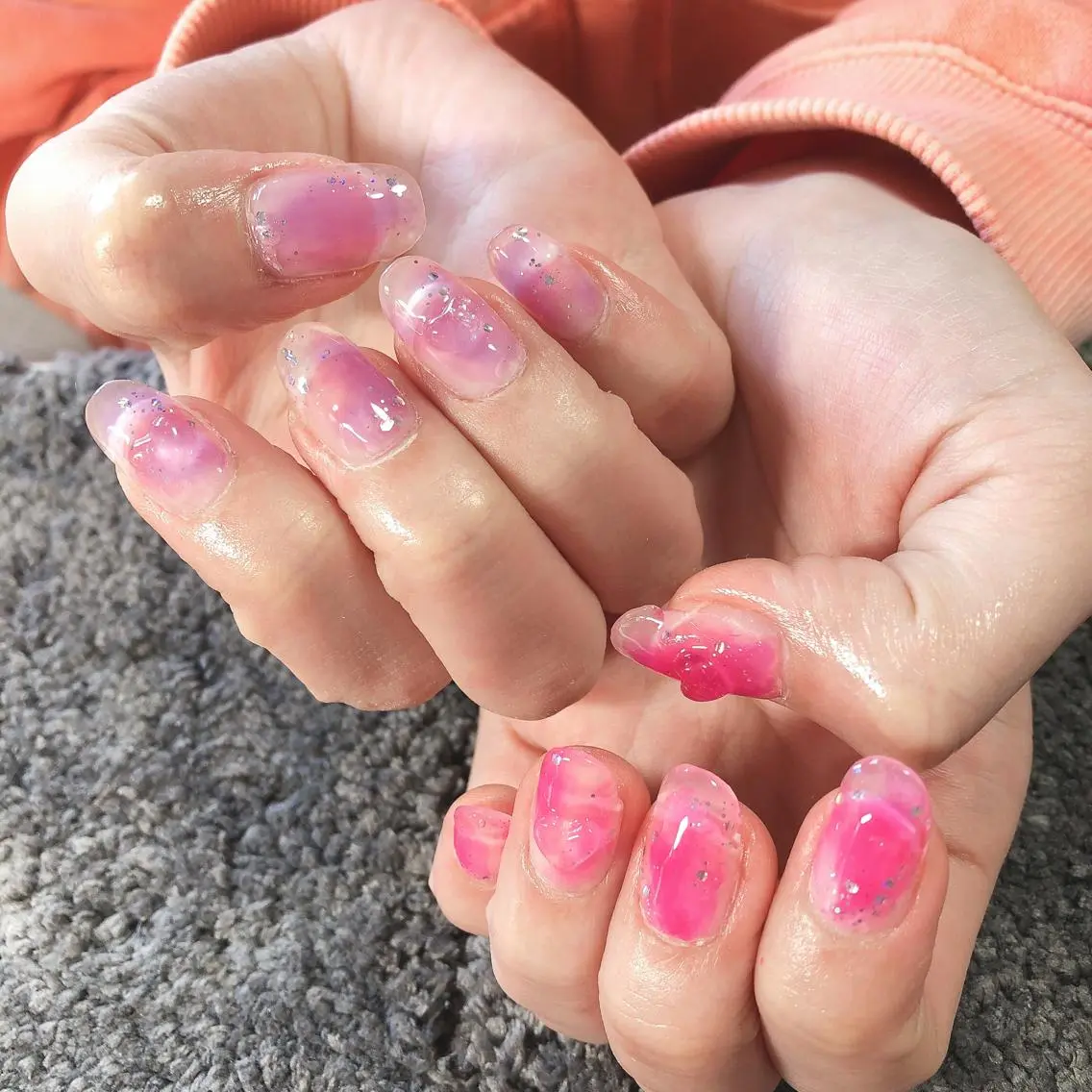 ネイル クリアネイル 結城 怜菜のネイルデザイン