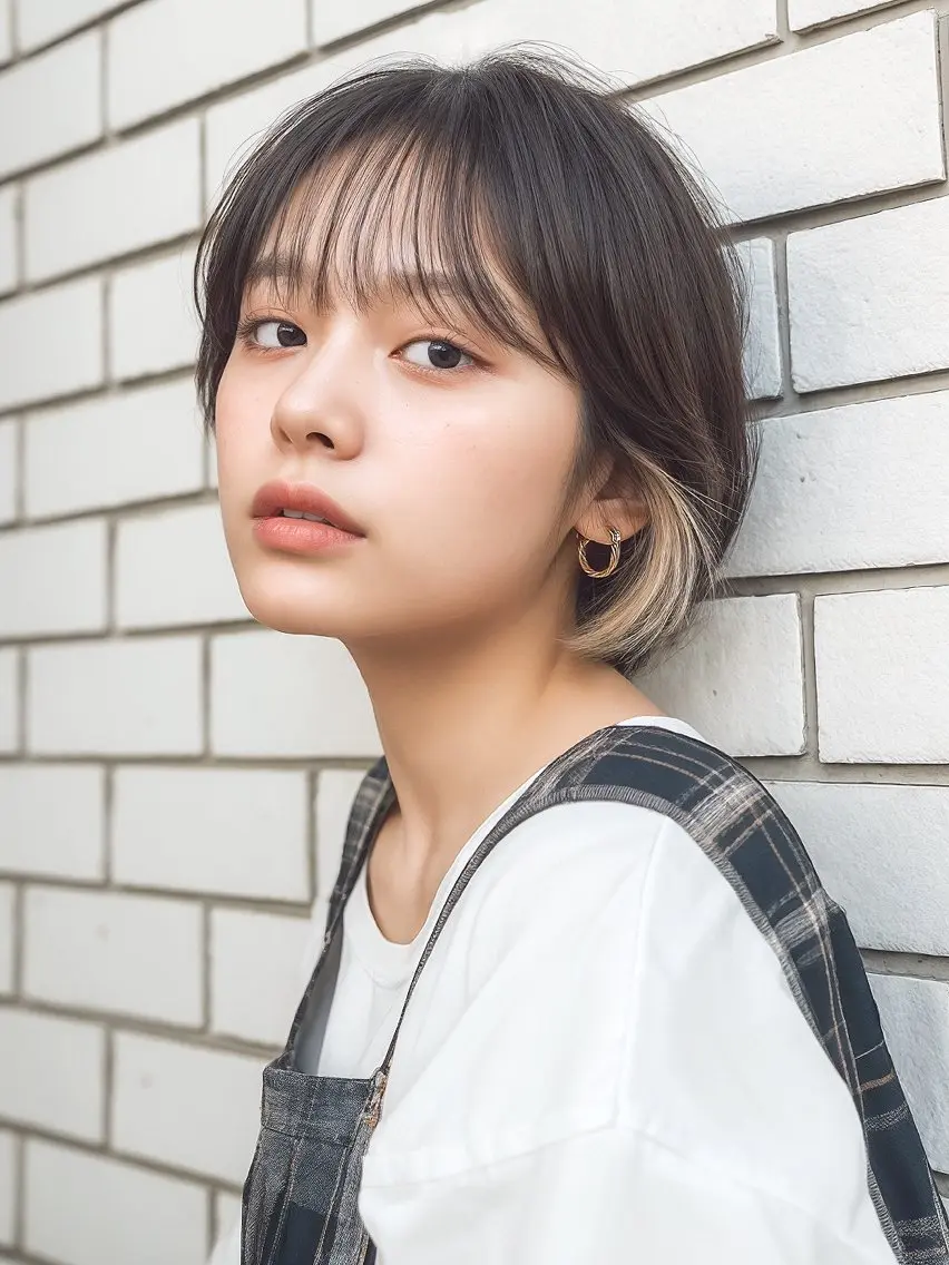 【イヤリングカラー】イヤリングカラー+3stepトリートメントの写真
