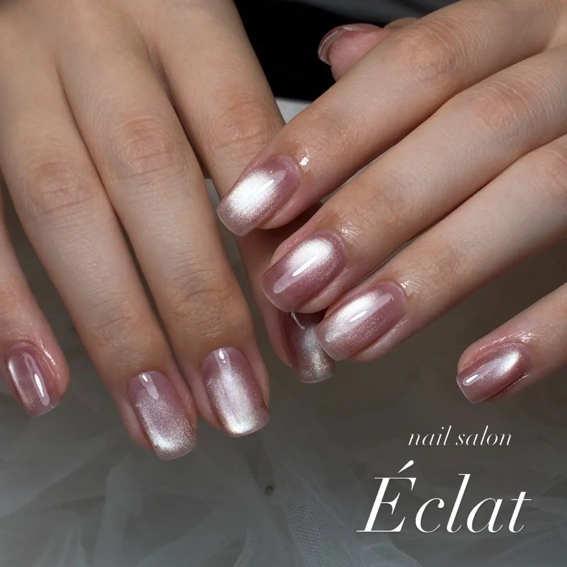 ネイル マグネットネイル ハンドネイル nail salon Éclatのネイルデザイン