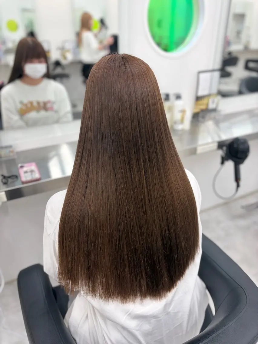 カラー カット ヘアカラー 縮毛矯正 トリートメント ヘアセット 透明感うる艶カラー 🤍MANAMIのヘアスタイル