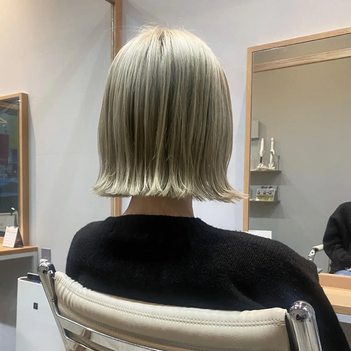 ショート 切りっぱなしボブ ボブ カット shiga mariaのヘアスタイル