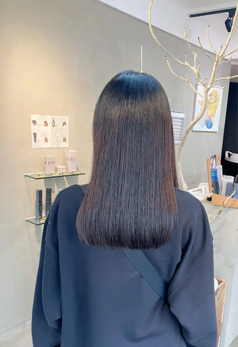 ロング カット トリートメント 【ツヤ髪特化】 スズキアキエのヘアスタイル