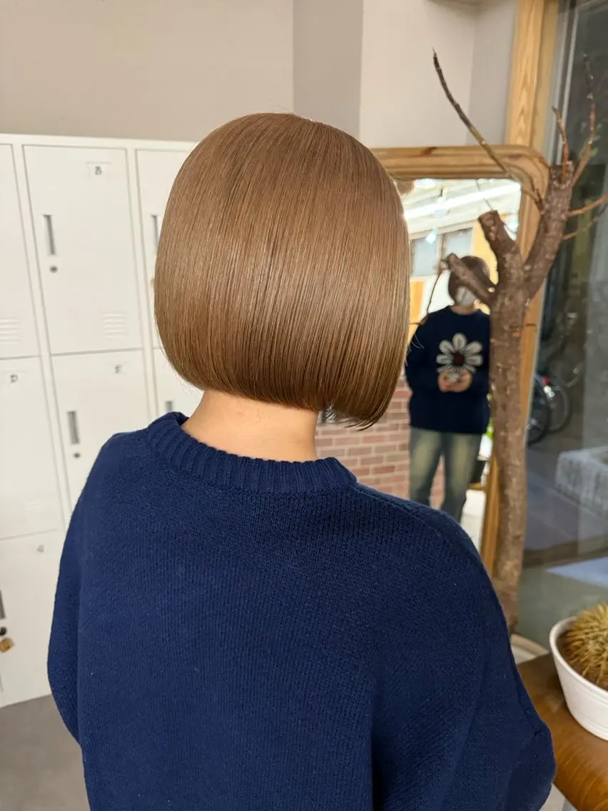 🌙ヘーゼルベージュ レイヤーカット🌙のヘアスタイル