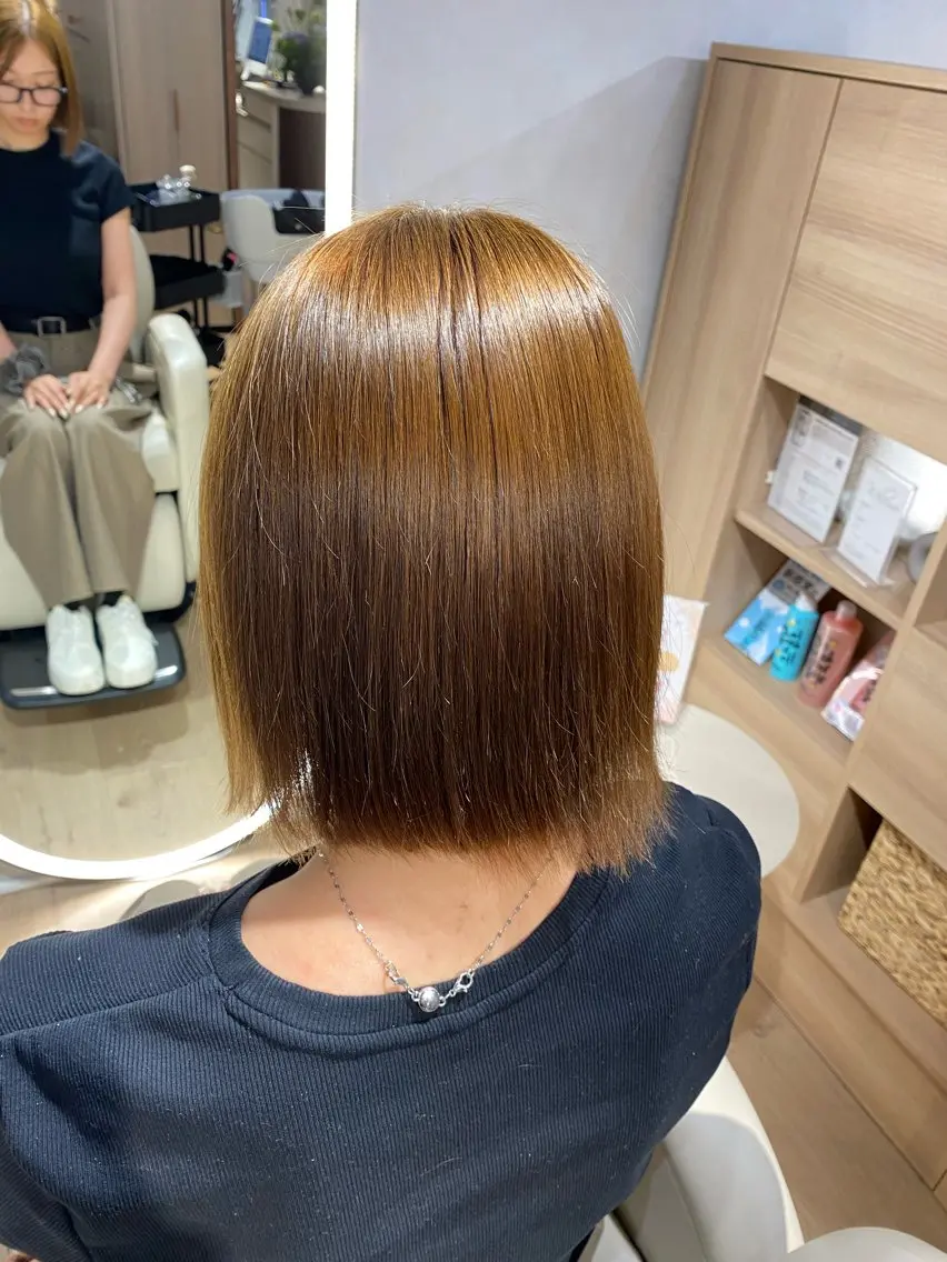 ミディアム 髪質改善 トリートメント 髪質改善ストレート ✂️前田龍之介のヘアスタイル