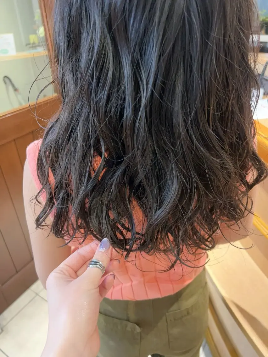 セミロング パーマ セミロングパーマ PIS/ NAHOのヘアスタイル