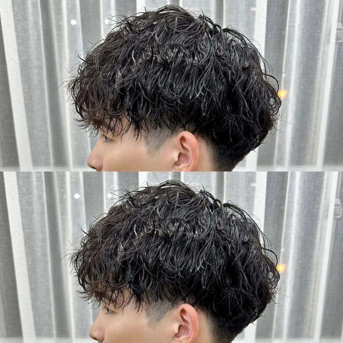 ミディアム パーマ メンズ ミディアムパーマ メンズパーマ 波巻きパーマ スパイラルパーマ メンズ特化✂️ 小枝 優生のヘアスタイル