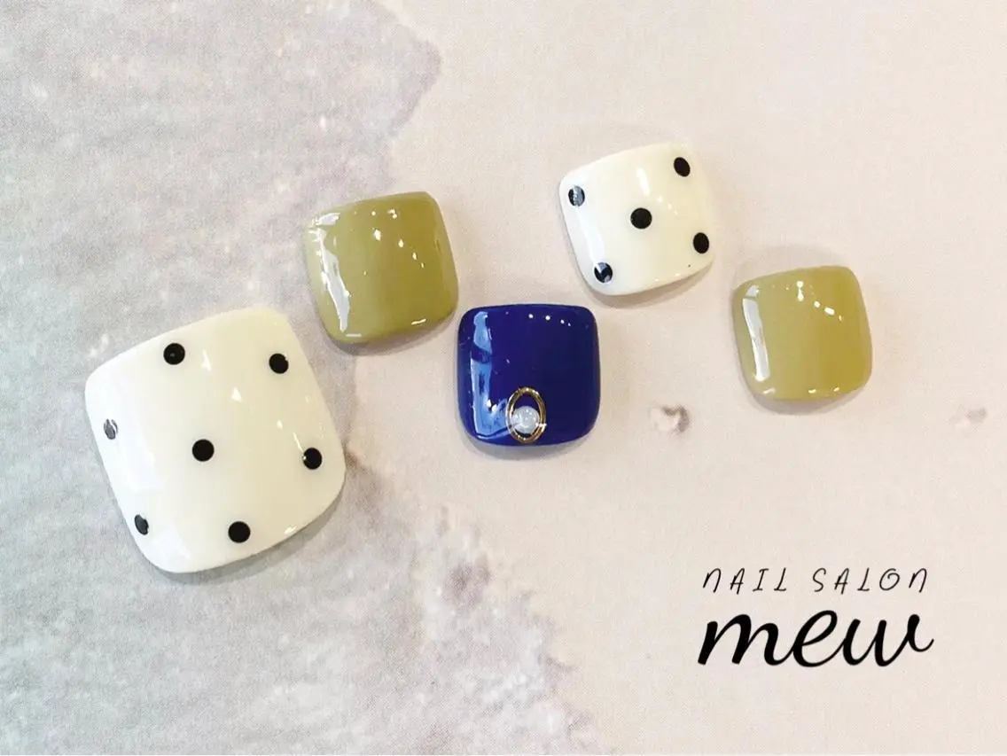 ネイル フットネイル Nail salon mewのネイルデザイン