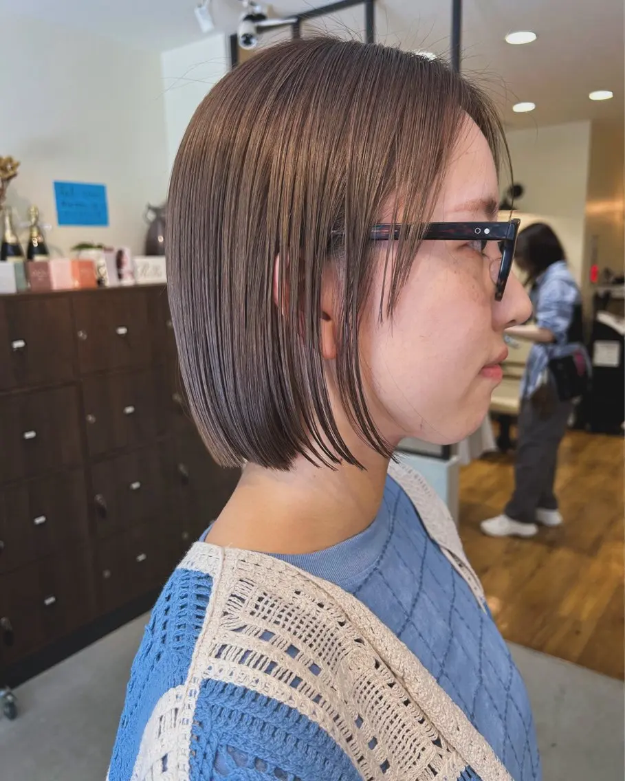 ショート カット 透明感カラー/ミヤタ ヒビキのヘアスタイル