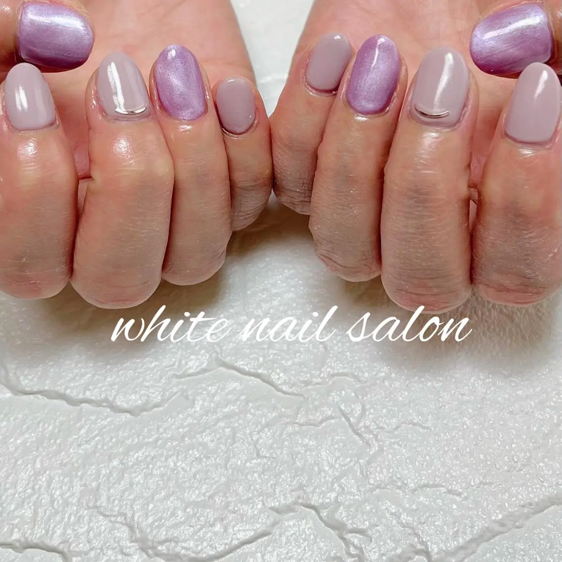 ネイル フットネイル ジェルネイル ハードジェル ラメ(グリッター) 持ち込み ハンドネイル white nail salonのネイルデザイン