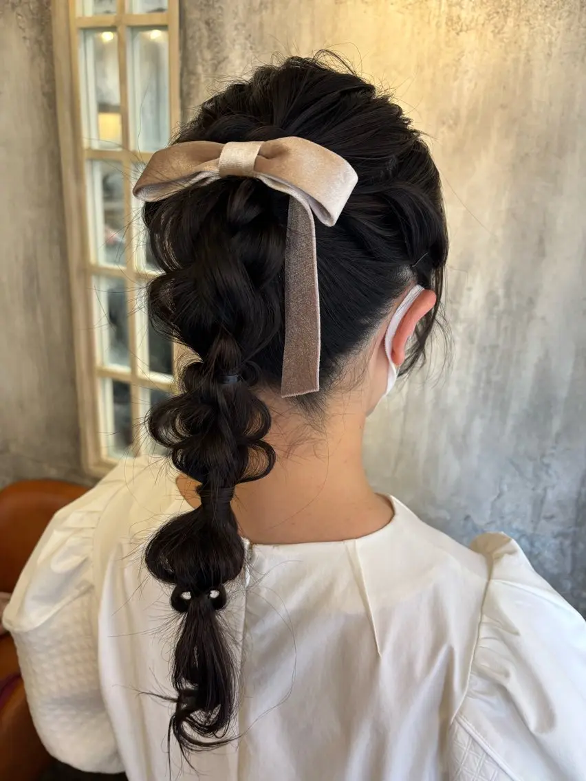 ヘアアレンジ ヘアセット 鈴木 優美のヘアスタイル