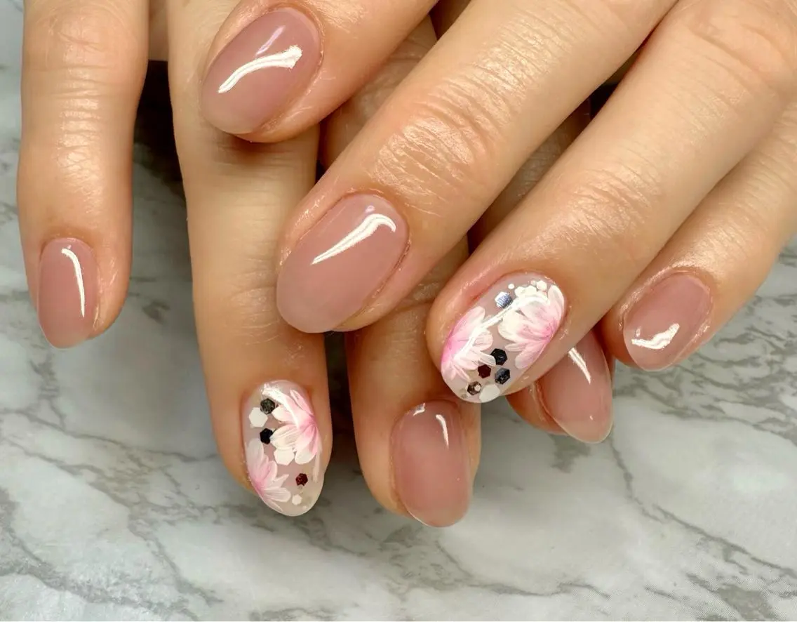 ネイル アートネイル シンプルネイル 夏ネイル ハンドネイル Mai’s nailのネイルデザイン