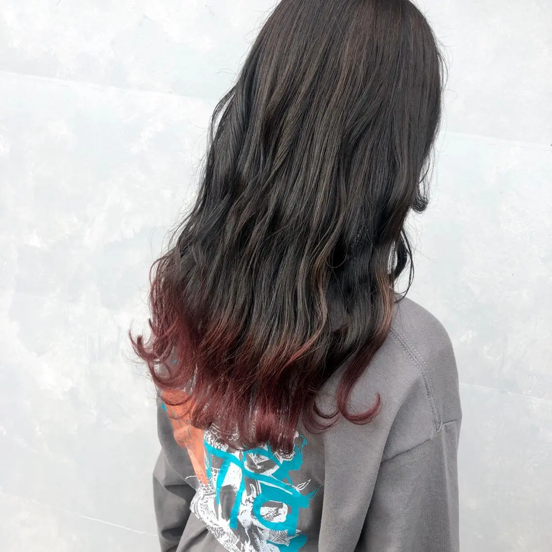 ロング カラー ヘアアレンジ 中島 沙也加のヘアスタイル