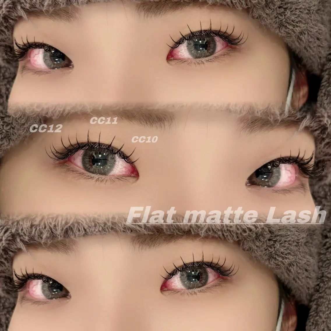 マツエク・マツパ 束感まつ毛 CCカール Cカール フラットラッシュ 目尻長め Eye ELSA lash栄店の眉毛・アイブロウイメージ