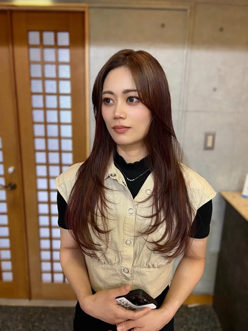 ロング カラー 韓国ヘア🇰🇷 RYOTAのヘアスタイル