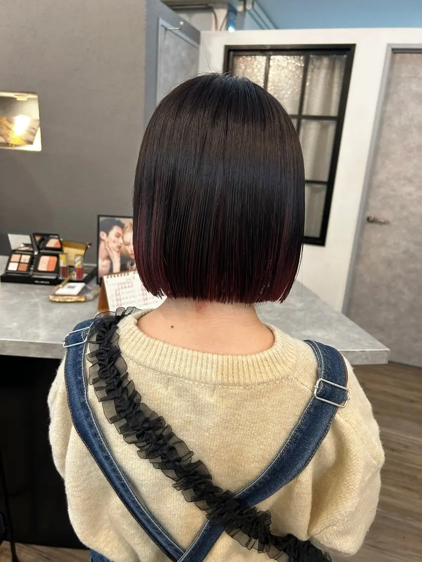 ショート カラー ブリーチ/ヘアセット 🪞🌙minamiのヘアスタイル