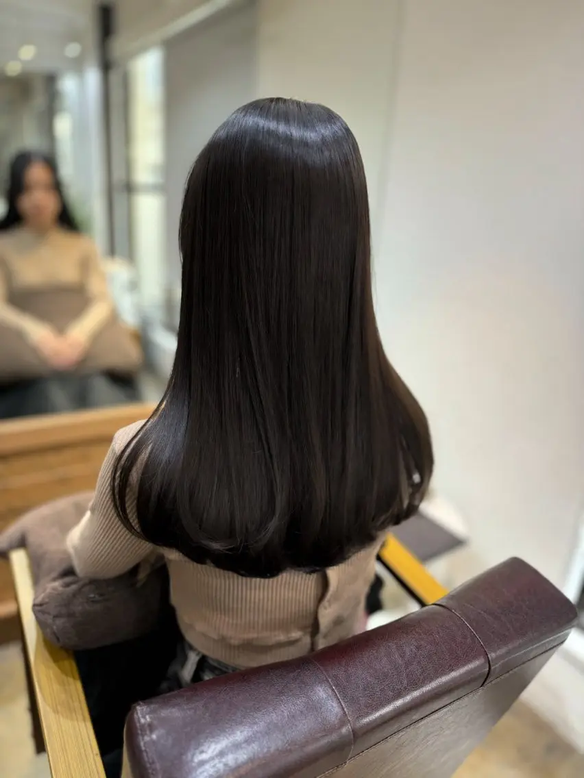 ロング トリートメント ヘアセット 髪質改善✨艶髪✨ レイヤーカット 田畑のヘアスタイル