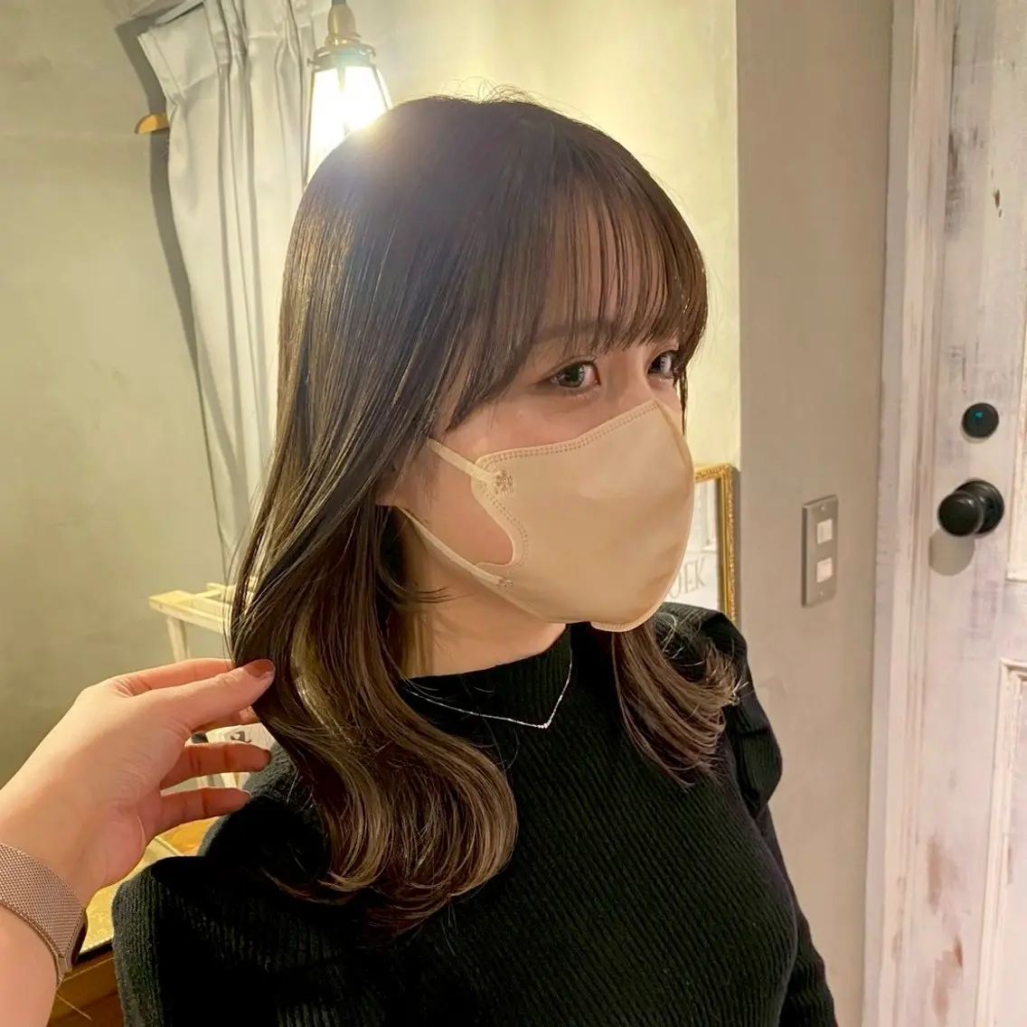 ミディアム カットモデル募集 mana🎀🤍のヘアスタイル