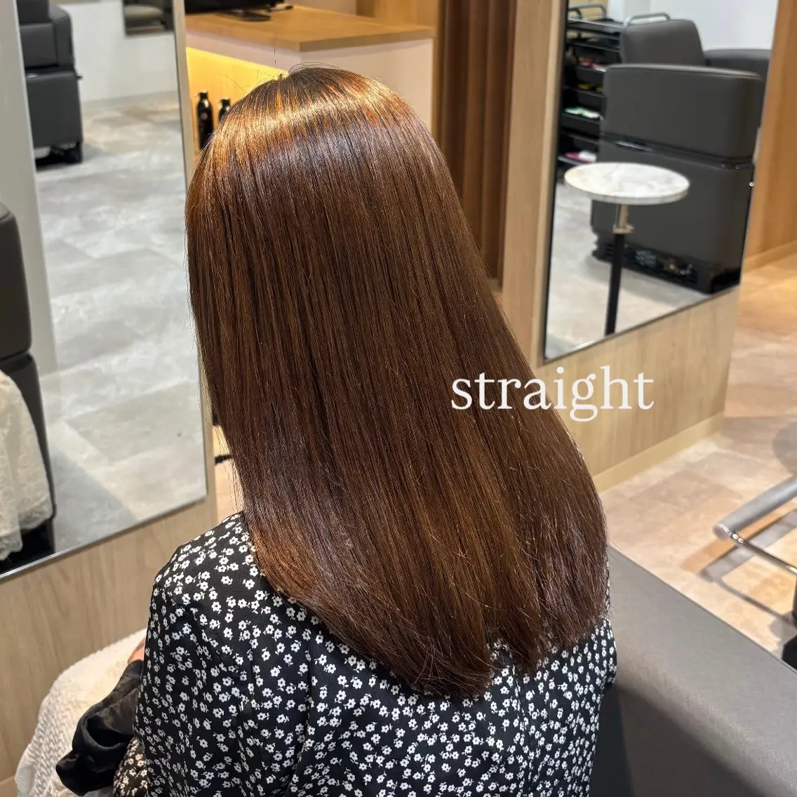 ミディアム 縮毛矯正 縮毛矯正 grace hair Lan 🫧yuiのヘアスタイル