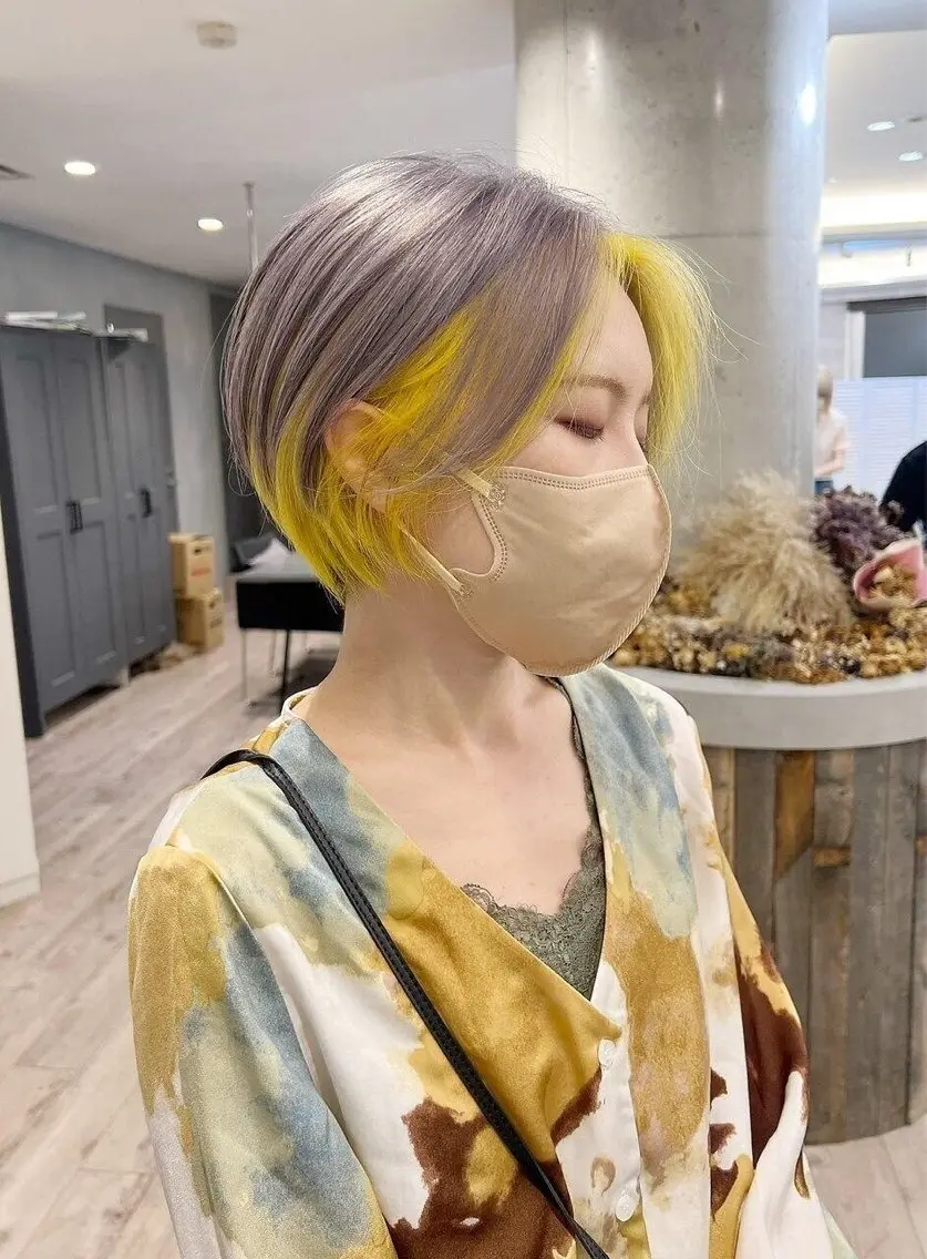 ショート 丸みショート ショートヘア ケアブリーチ🌟 ♢WATARU♢のヘアスタイル