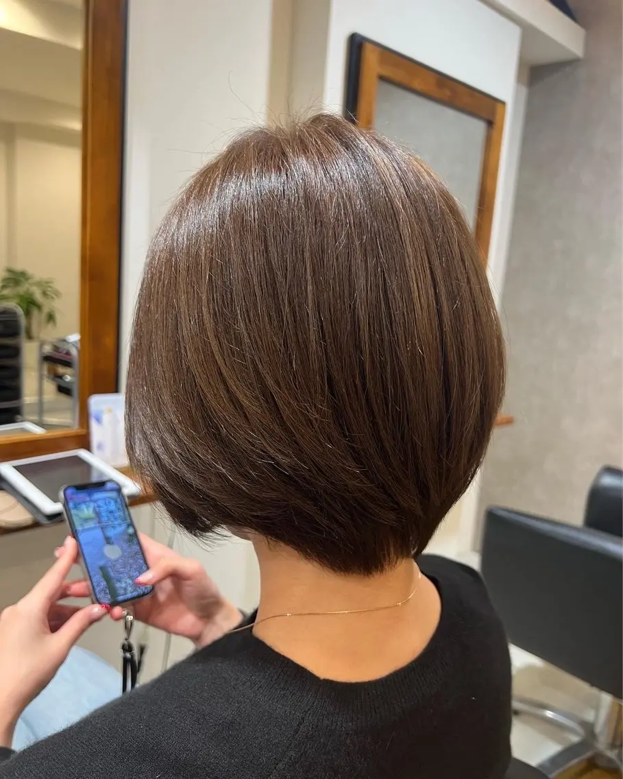 ショート カット ヘアカラー トリートメント LANI hair resortのヘアスタイル