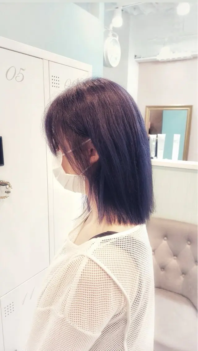 ショート カラー Agu hair 浅原 心のヘアスタイル