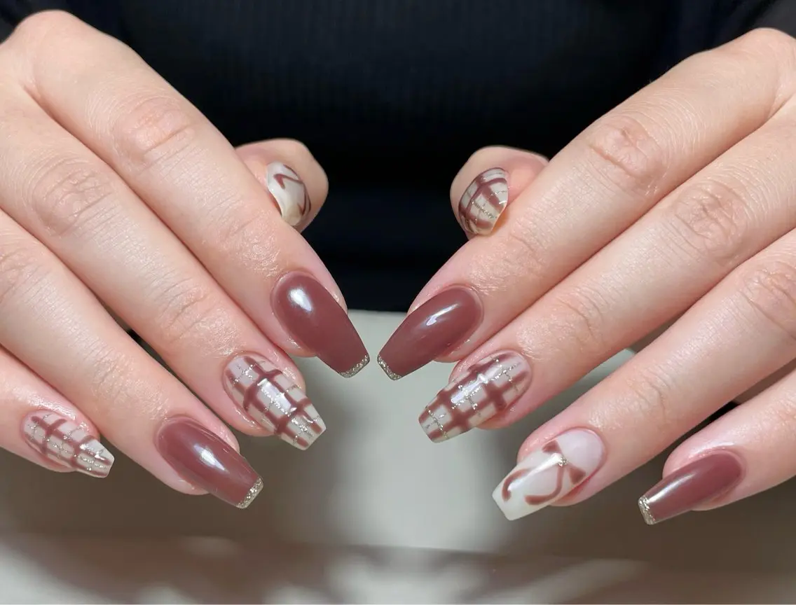 ネイル ハンドネイル ハンドケア 🍑 momo_nailのネイルデザイン