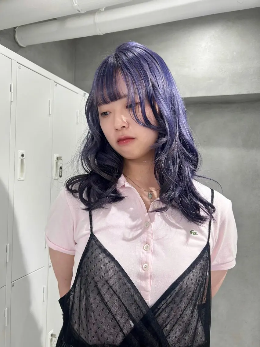 カラー ヘアカラー ️🧬akari🧬 ハイトーン/レイヤーのヘアスタイル