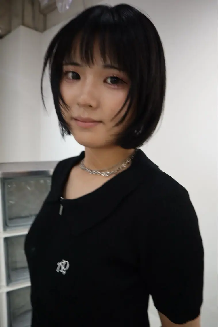 ショート カラー カット ヘアカラー 山本 麗のヘアスタイル