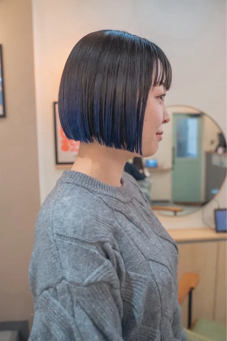 ショート カラー カット 割引中‼️縮毛矯正 船橋駅5分/鈴木杏美のヘアスタイル
