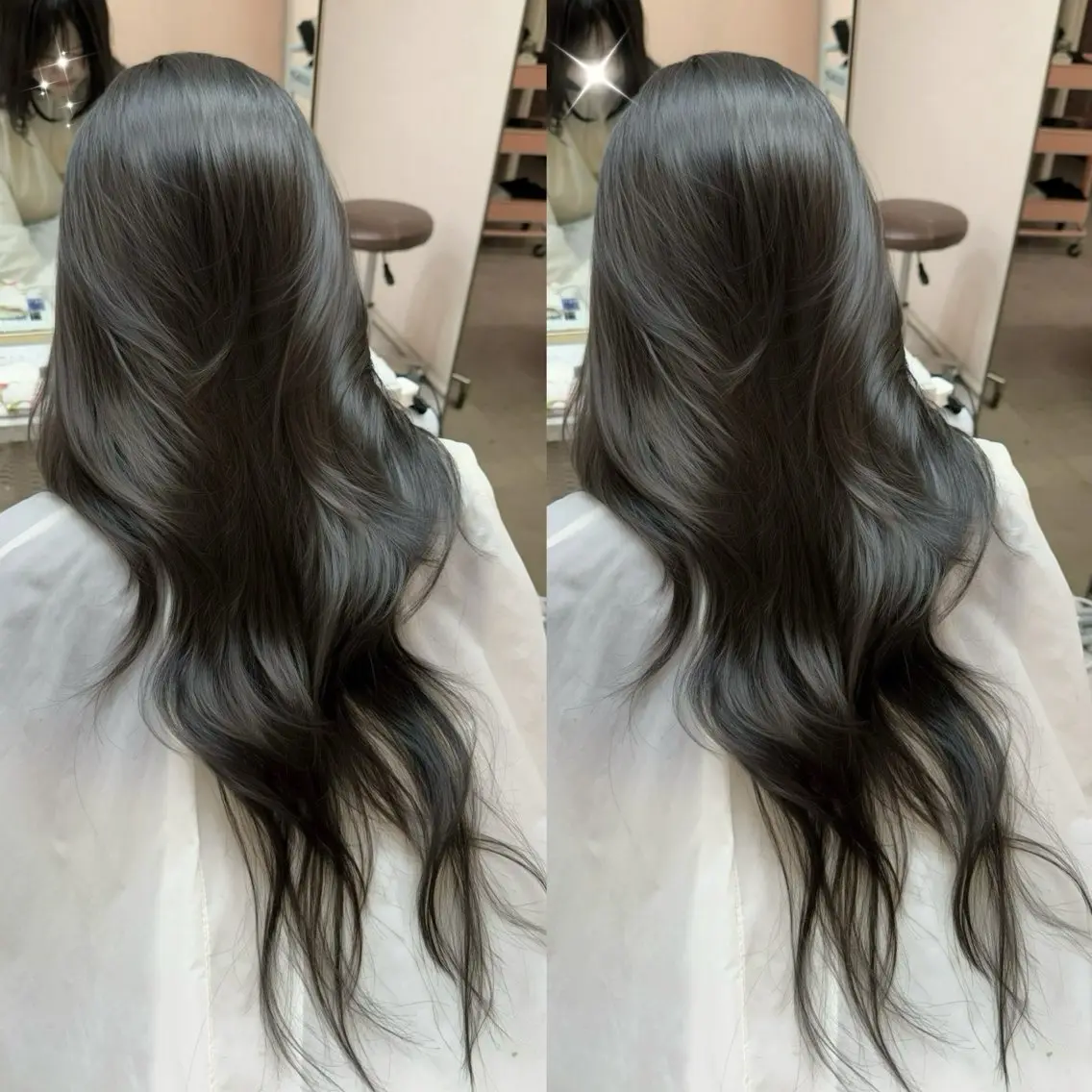 ロング カラー カット ヘアカラー トリートメント 韓国ヘア 🇰🇷 natsukiのヘアスタイル