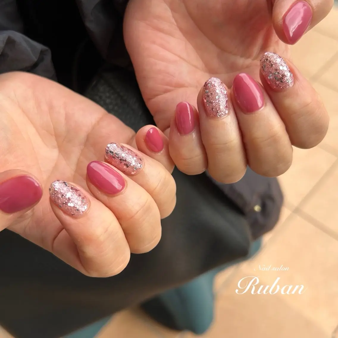 ネイル ワンカラーネイル シンプルネイル Nail salon Rubanのネイルデザイン