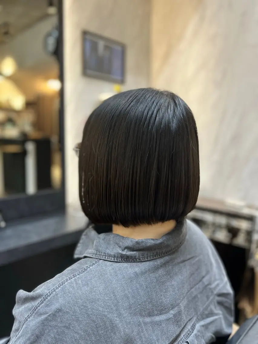 ミディアム 似合わせカット＆艶 カラー🤍ヒナタ🤍のヘアスタイル