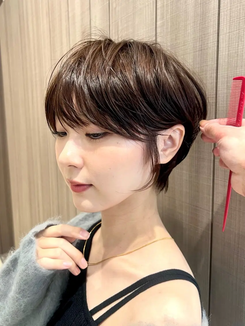 ショート カット 縮毛矯正 トリートメント ヘッドスパ/縮毛矯正 /横山陸人のヘアスタイル