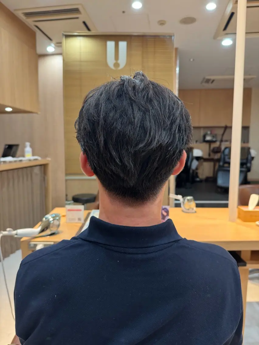 メンズ メンズパーマ ツーブロック 中野 希望のヘアスタイル