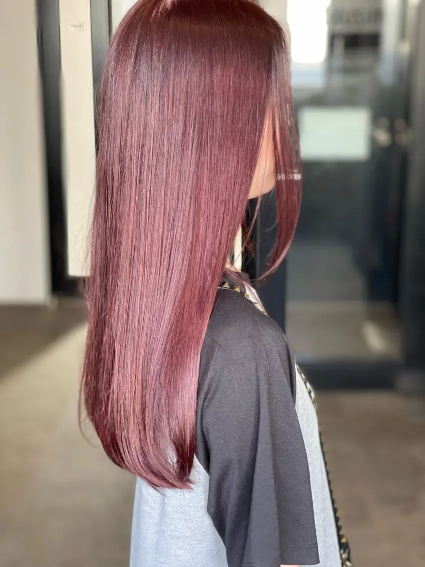 カラー 𓇼透明感カラー𓇼 フジノ ケイ 🫧のヘアスタイル