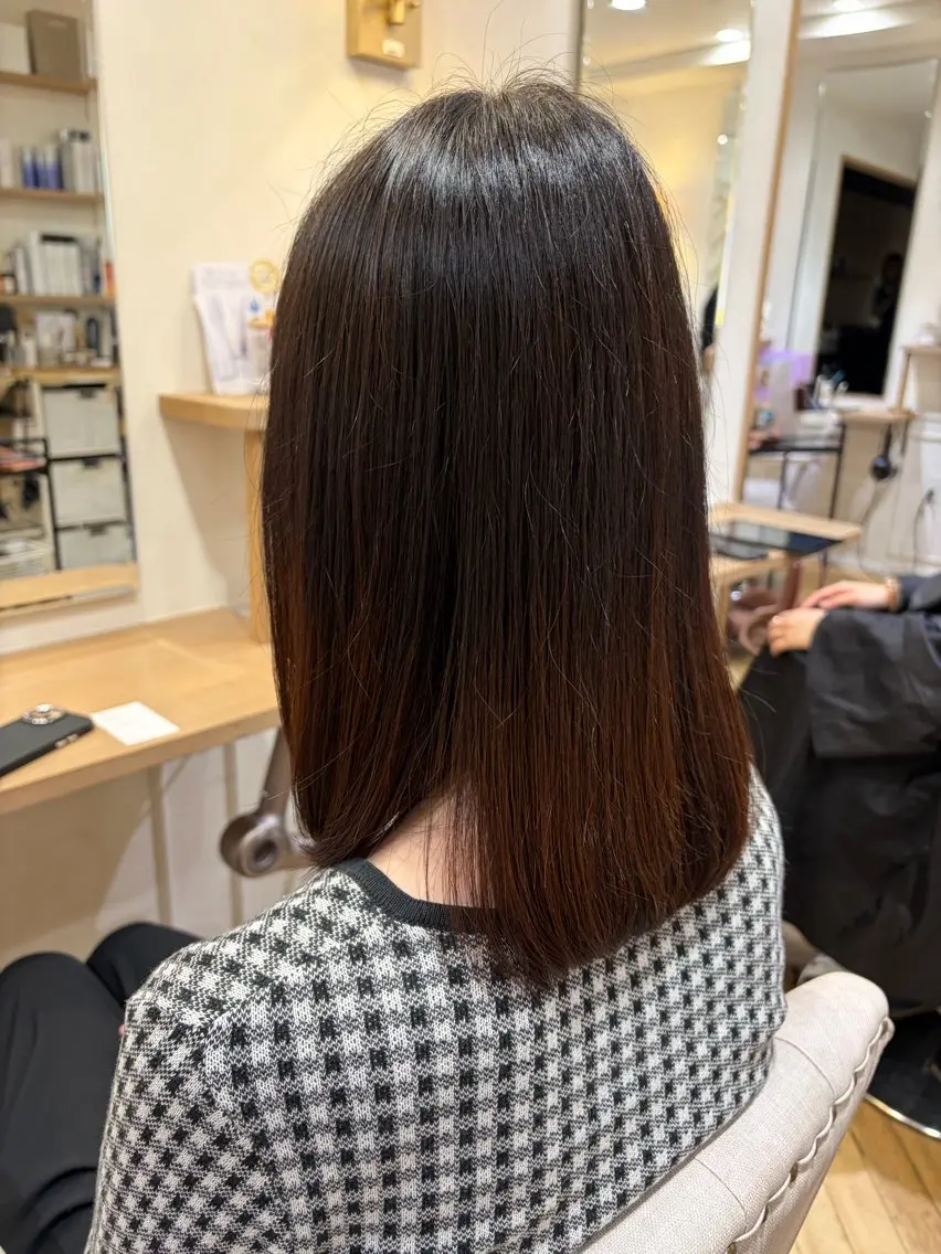 ミディアム Nanaka Luana  難波店のヘアスタイル