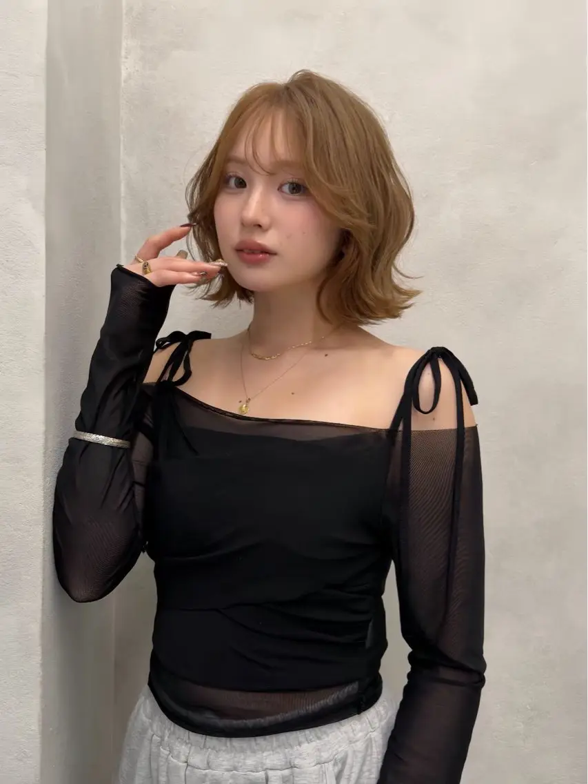 ショート Riru💜 カラーモデル募集中のヘアスタイル