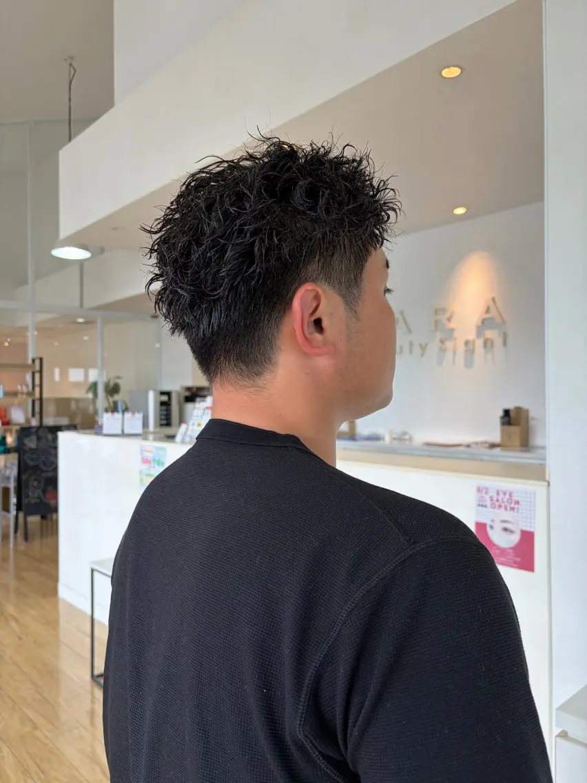 メンズ メンズパーマ カット パーマ 御厨 夏芽のヘアスタイル