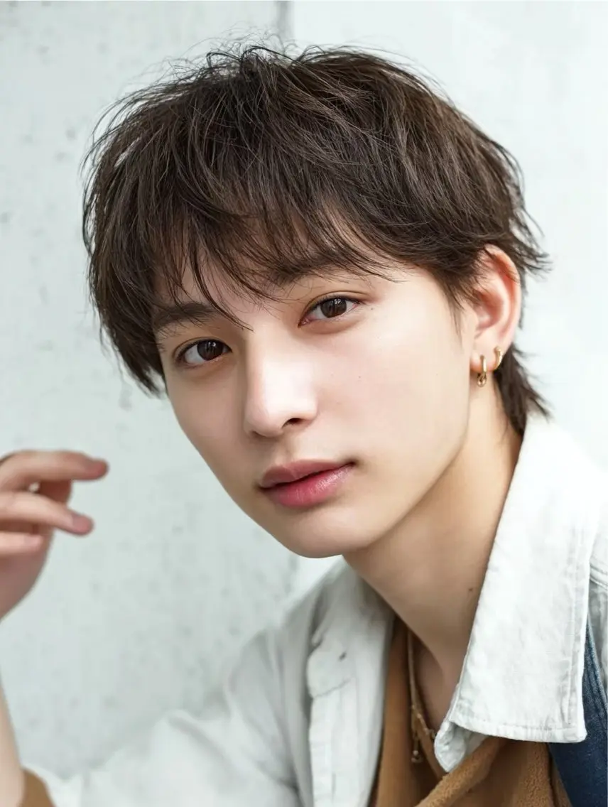 ショート カラー ヘアアレンジ メンズ 井ノ川 真奈美のヘアスタイル