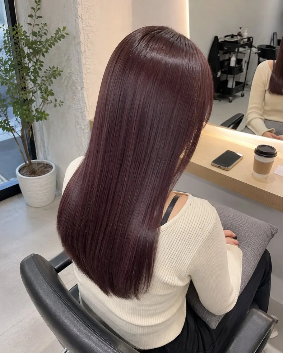 ロング ヘアカラー kyamyi キャミーのヘアスタイル