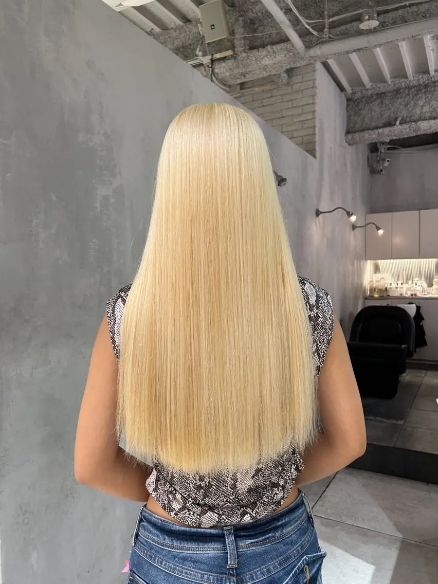 ロング カラー ブロンド Hinata🛸 ハイトーン美容師のヘアスタイル